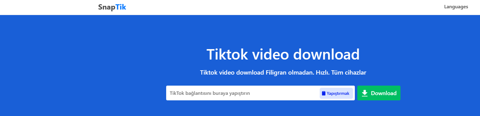 TikTok Filigransiz Video Indirme 4