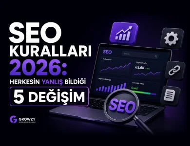 SEO kuralları 2026 infografiği